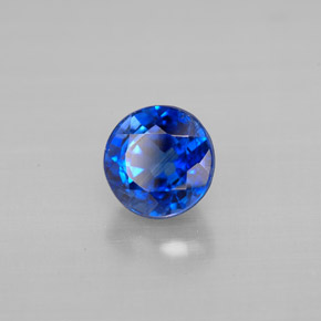 Disthène Bleu naturelle Coupe roude, 1.37 ct, VS-SI