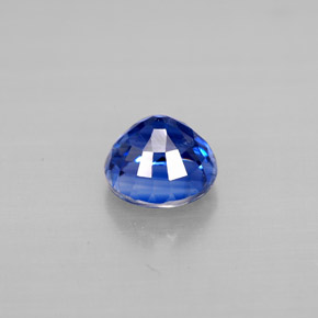 Disthène Bleu naturelle Coupe roude, 1.37 ct, VS-SI