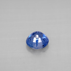 Cyanite bleue naturelle coupe roude, 0,97 ct, VS-SI