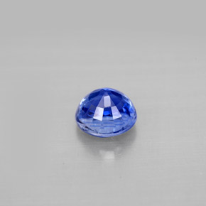 Cyanite bleue naturelle coupe roude, 1,23 ct, VS-SI
