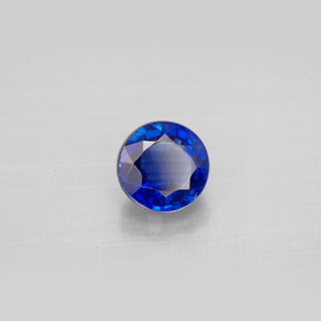 Disthène Bleu naturelle Coupe roude, 1.31 ct, VS-SI