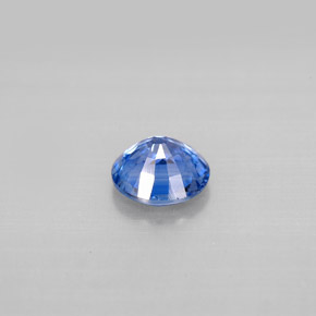 Cyanite bleue naturelle coupe roude, 0,85 ct, VS-SI