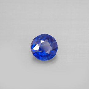 Cyanite bleue naturelle coupe roude, 1,00 ct, VS-SI