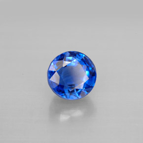 Disthène Bleu naturelle Coupe roude, 1.45 ct, VS-SI