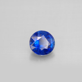 Cyanite bleue naturelle coupe roude, 0,99 ct, VS-SI