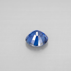 Cyanite bleue naturelle coupe roude, 0,89 ct, VS-SI