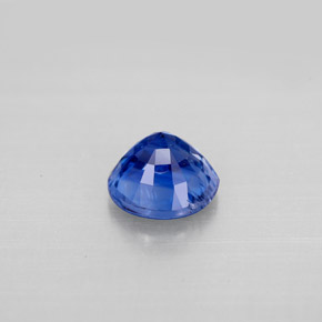 Cyanite bleue naturelle coupe roude, 1,16 ct, VS-SI