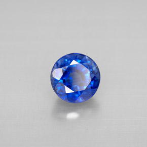 Cyanite bleue naturelle coupe roude, 1,30 ct, VS-SI