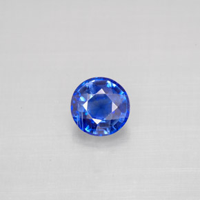 Cyanite bleue naturelle coupe roude, 1,00 ct, VS-SI