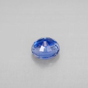 Cyanite bleue naturelle coupe roude, 1,02 ct, VS-SI