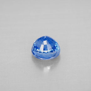 Cyanite bleue naturelle coupe roude, 1,25 ct, VS-SI