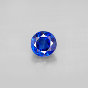 Disthène Bleu naturelle Coupe roude, 1.18 ct, VS-SI