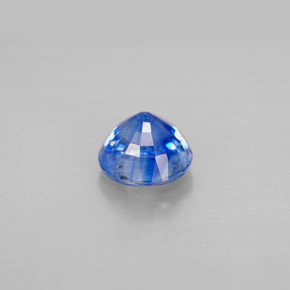 Cyanite bleue naturelle coupe roude, 1,20 ct, VS-SI