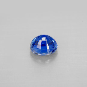 Cyanite bleue naturelle coupe roude, 1,19 ct, VS-SI