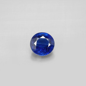 Cyanite bleue naturelle coupe roude, 1,09 ct, VS-SI