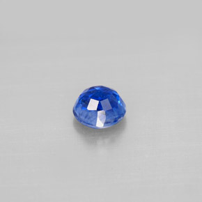 Cyanite bleue naturelle coupe roude, 0,81 ct, VS-SI