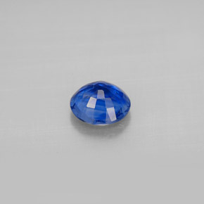 Cyanite bleue naturelle coupe roude, 0,93 ct, VS-SI