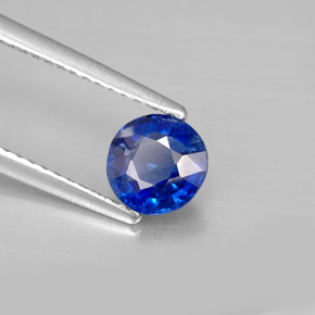 Disthène Bleu naturelle Coupe roude, 0.96 ct, VS-SI