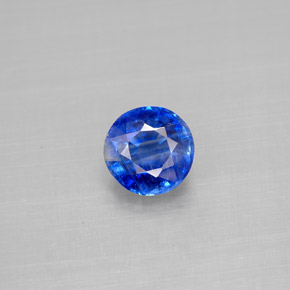 Disthène Bleu naturelle Coupe roude, 1.19 ct, VS-SI