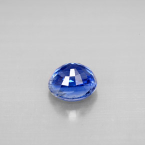 Cyanite bleue naturelle coupe roude, 1,21 ct, VS-SI
