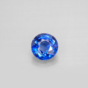 Disthène Bleu naturelle Coupe roude, 1.03 ct, VS-SI