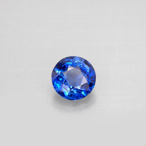 Disthène Bleu naturelle Coupe roude, 1.03 ct, VS-SI