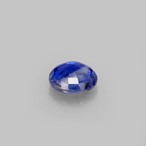 Cyanite bleue naturelle coupe roude, 0,97 ct, VS-SI