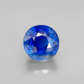 Cyanite bleue naturelle coupe roude, 2,71 ct, SI