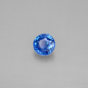 Disthène Bleu naturelle Coupe roude, 0.66 ct, VS-SI