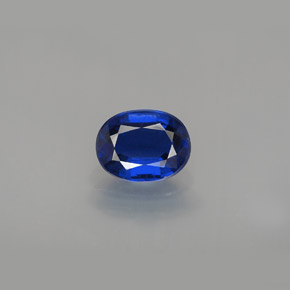 Cyanite bleue naturelle coupe ovale, 2,66 ct, VS