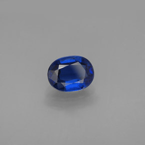 Cyanite bleue naturelle coupe ovale, 2,66 ct, VS
