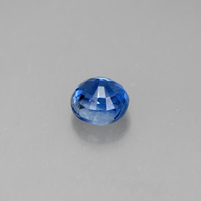 Cyanite bleue naturelle coupe roude, 0,65 ct, SI