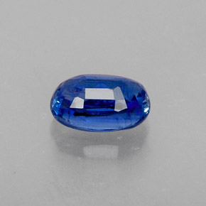 Cyanite bleue naturelle coupe ovale, 0,78 ct, VS-SI