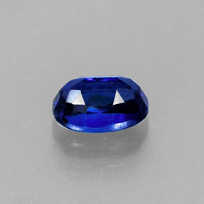 Cyanite bleue naturelle coupe ovale, 0,78 ct, VS-SI