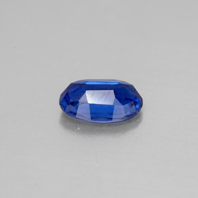 Cyanite bleue naturelle coupe ovale, 0,49 ct, VS-SI