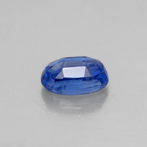 Cyanite bleue naturelle coupe ovale, 0,64 ct, VS-SI