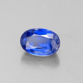Disthène Bleu naturelle Coupe ovale, 0.77 ct, VS-SI