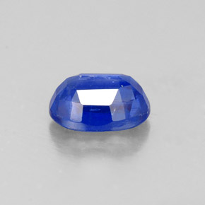 Cyanite bleue naturelle coupe ovale, 0,72 ct, VS-SI