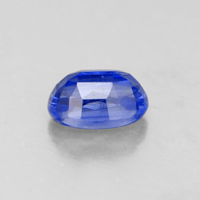 Cyanite bleue naturelle coupe ovale, 0,78 ct, VS-SI