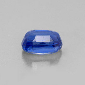 Cyanite bleue naturelle coupe ovale, 0,81 ct, VS-SI