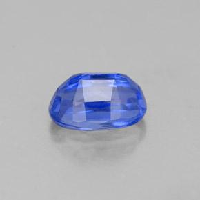 Cyanite bleue naturelle coupe ovale, 0,82 ct, VS-SI