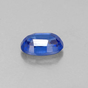 Cyanite bleue naturelle coupe ovale, 0,64 ct, VS-SI