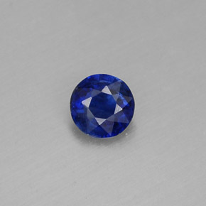 Disthène Bleu naturelle Coupe roude, 0.42 ct, VS-SI