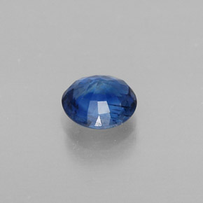 Cyanite bleue naturelle coupe roude, 0,46 ct, VS-SI