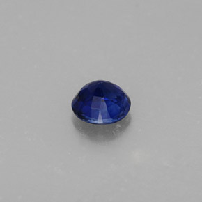 Cyanite bleue naturelle coupe roude, 0,45 ct, VS