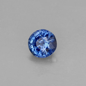 Disthène Bleu naturelle Coupe roude, 0.59 ct, SI