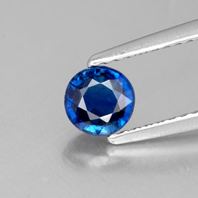 Disthène Bleu naturelle Coupe roude, 0.66 ct, VS-SI
