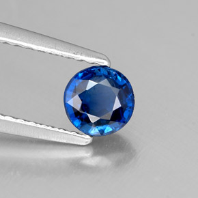 Disthène Bleu naturelle Coupe roude, 0.66 ct, VS-SI