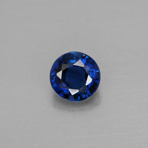 Disthène Bleu naturelle Coupe roude, 0.66 ct, VS-SI