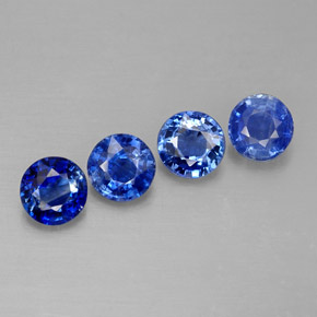 Achetez naturel ct bleue cyanite gems, coupe roude, en provenance cambodge chez gemselect. en stock, livraison internationale!